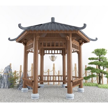 武侯區(qū)防腐實(shí)木環(huán)保木結(jié)構(gòu)建筑生態(tài)展館