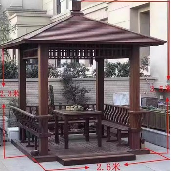 營口榫卯結(jié)構(gòu)防腐木涼亭設(shè)計建造