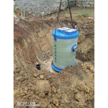玻璃鋼洛川GRP一體化預(yù)制泵站污水提升泵站抗老化型