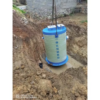 玻璃鋼類烏齊GRP一體化預(yù)制泵站一體化污水提升泵站防凍耐寒型