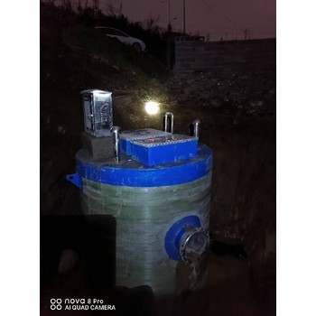 玻璃鋼類烏齊GRP一體化預(yù)制泵站一體化污水提升泵站防漏電型