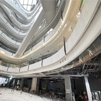 湖南青島grg廠家grg中庭攔河