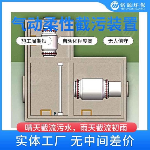 插入式柔性截污裝置不銹鋼柔性截污法蘭式柔性截流裝置