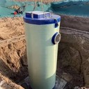玻璃鋼泵站一體化泵站現(xiàn)場施工圖