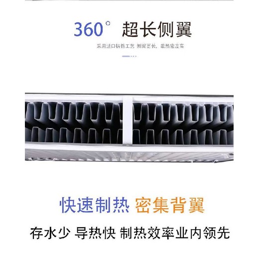 金屬質感美學設計板式對流暖氣片家裝顏值加分項