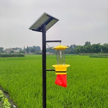 成都頻振式太陽能殺蟲燈廠家-太陽能殺蟲燈格圖片