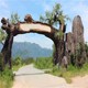 保定水泥餐廳仿真樹圖