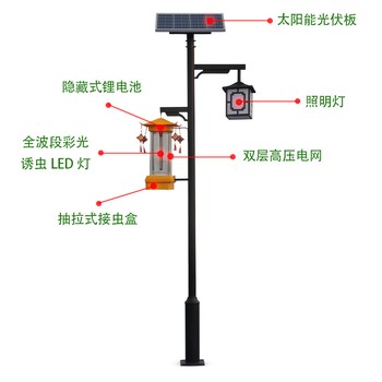 四川太陽能殺蟲燈生產(chǎn)廠家-太陽能殺蟲燈格