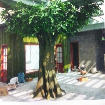 晉城陵川縣小型水泥餐廳仿真樹-承接假樹工程13年