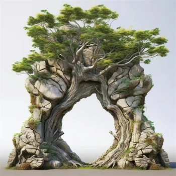 濟南章丘市餐廳仿真樹制作廠家-承接假樹工程13年