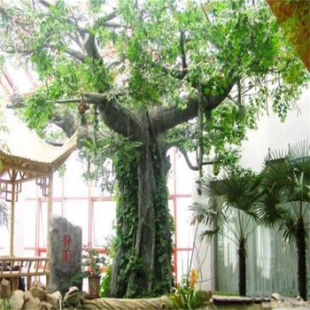 臨汾洪洞縣小型人造仿真桃花樹制作廠家-假樹施工隊