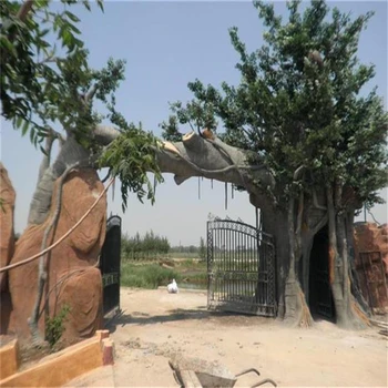 濰坊諸城市餐廳人造仿真桃花樹制作公司-假樹施工隊