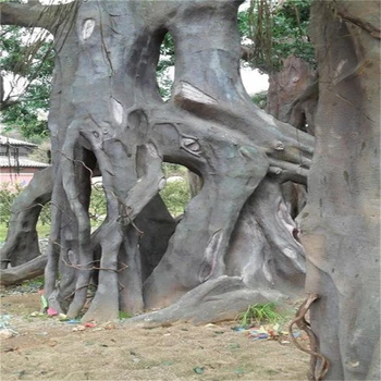 邯鄲磁縣大型餐廳仿真樹制作廠家-承接假樹工程13年