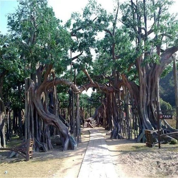 包頭土默特右旗餐廳仿真樹(shù)制作廠家-承接假樹(shù)工程13年