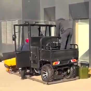 小型汽油型掃雪車,園區清掃，效率更高