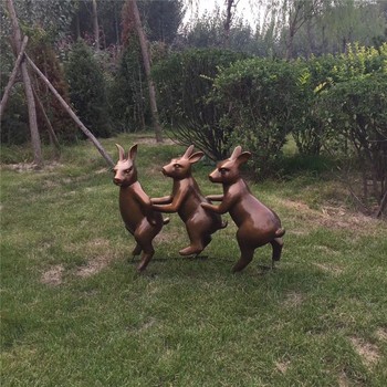 卡通抽象動(dòng)物雕塑抽象卡通兔子雕塑制作廠(chǎng)家