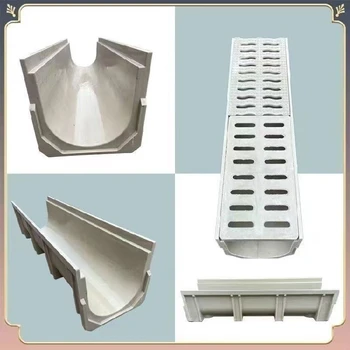 新疆昌吉山坡導(dǎo)流槽玻璃鋼排水溝廠家成品縫隙排水溝