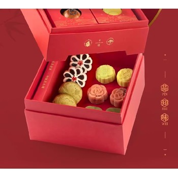 濟(jì)寧企業(yè)中秋月餅定制廠家月餅禮盒企業(yè)定制