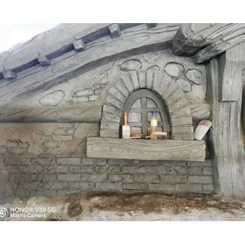 高邑假山制作景觀雕塑施工庭院假山-水泥雕塑施工