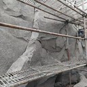 萬全區(qū)創(chuàng)意裝修施工洞穴民宿水泥洞穴裝修水泥雕塑人造洞穴