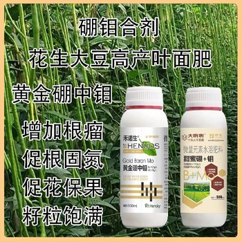 花生用高濃縮硼鉬合劑是么時間用,為峰肥業廠家批發招商