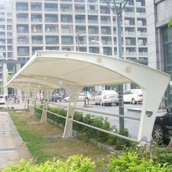 停車棚硚口進口膜結(jié)構(gòu)停車棚