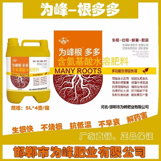 生根壯苗根多多生根劑功效,為峰肥業(yè)廠(chǎng)家
