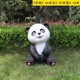 玻璃鋼熊貓雕塑圖