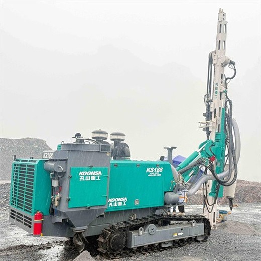 江西工程機械孔山KS188-1潛孔鉆機基坑施工