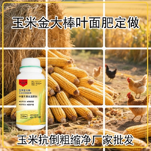 苞米葉面肥金大棒貼牌加工,金大棒葉面肥噴施時(shí)間和方法
