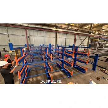 濰坊天津今耀伸縮式懸臂貨架廠家,伸縮式懸臂倉(cāng)儲(chǔ)貨架價(jià)格