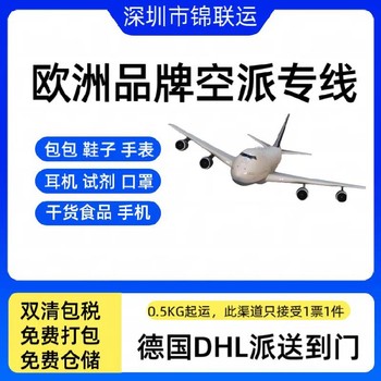 西班牙空派專線物流可寄品牌手機(jī)尾端國際快遞派送DDP