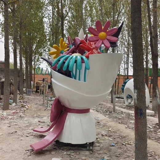 不銹鋼花雕塑圖片不銹鋼雕塑加工制作廠家設(shè)計(jì)制作安裝一體化