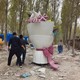 不銹鋼花雕塑圖片圖