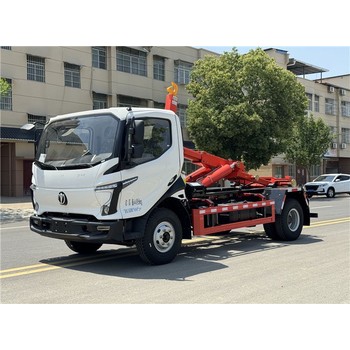東風(fēng)天錦15方車廂自卸式垃圾車-建筑垃圾勾臂車廠價(jià)
