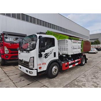 東風(fēng)天龍18方車廂自卸式垃圾車-重汽豪沃15噸地庫勾臂垃圾車