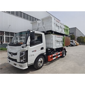 東風(fēng)天龍18方車廂自卸式垃圾車-藍(lán)牌勾臂車報價