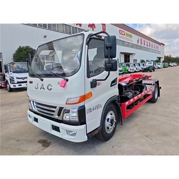 東風(fēng)天錦12方鉤臂式垃圾清理車-藍(lán)牌5方鉤臂式垃圾車