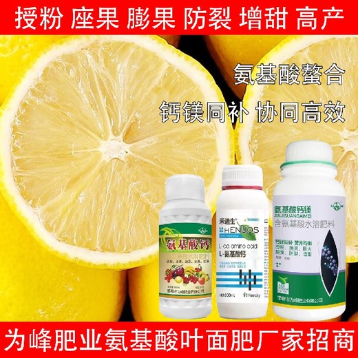 防裂多種氨基酸葉面肥哪里賣,氨基酸水溶肥廠家批發(fā)