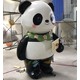 熊貓黑白色調(diào)簡單大方圖