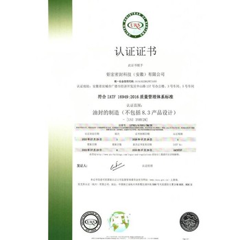 宿遷新能源行業(yè)IATF16949認(rèn)證汽車行業(yè)質(zhì)量管理體系認(rèn)證