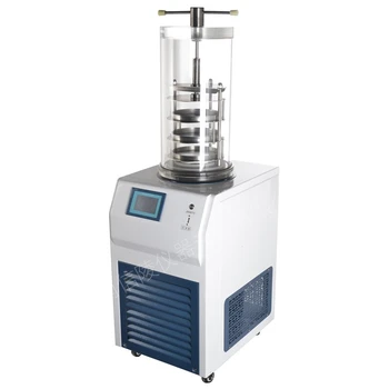 LGJ-10臺式低溫凍干機有機物多歧管壓蓋型實驗室真空凍干機