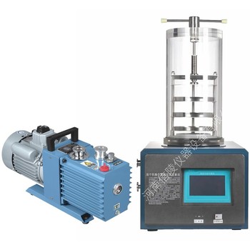 LGJ-18立式低溫凍干機酶解液小型科研凍干機