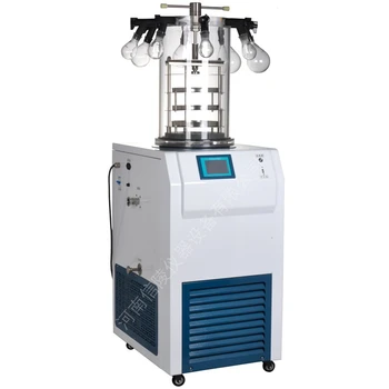 LGJ-18立式低溫凍干機高分子材料小型科研凍干機