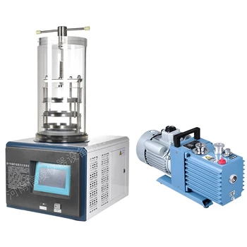 LGJ-10臺式低溫凍干機有機物多歧管壓蓋型實驗室真空凍干機