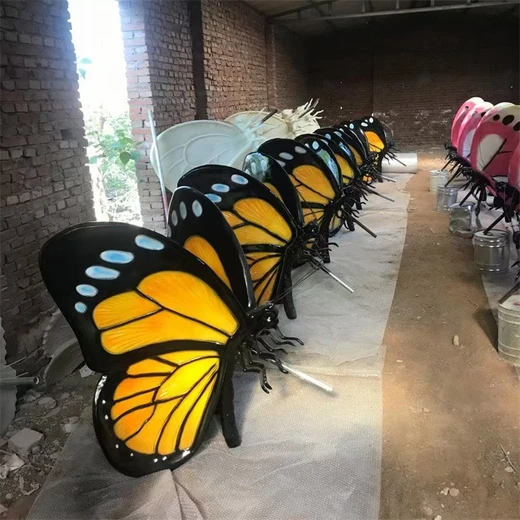 仿真蝴蝶雕塑仿真動物昆蟲雕塑景觀擺件