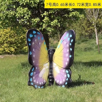 玻璃鋼發(fā)光蝴蝶雕塑定制加工