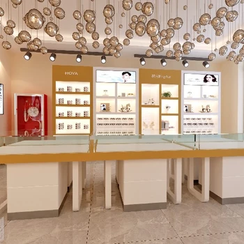 山東臨邑縣眼鏡柜臺制作廠家