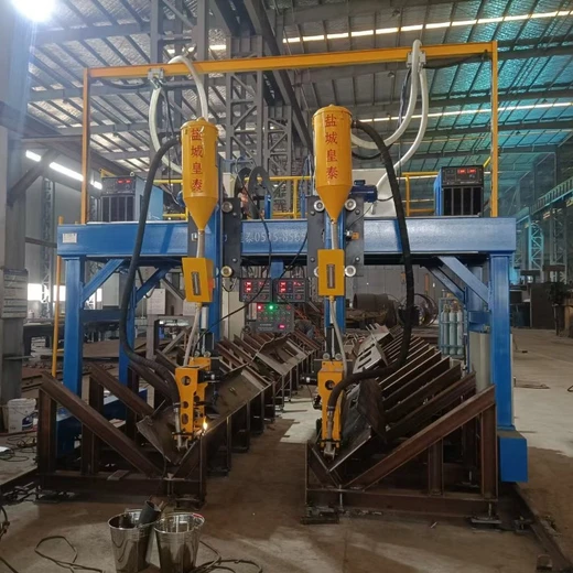 河南洛陽(yáng)老城皇泰H型鋼組焊矯一體機(jī)加工操作方便組焊矯一體機(jī)
