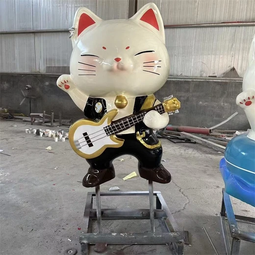 玻璃鋼卡通雕塑廠家-卡通雕塑作品-各種卡通雕塑案例分享